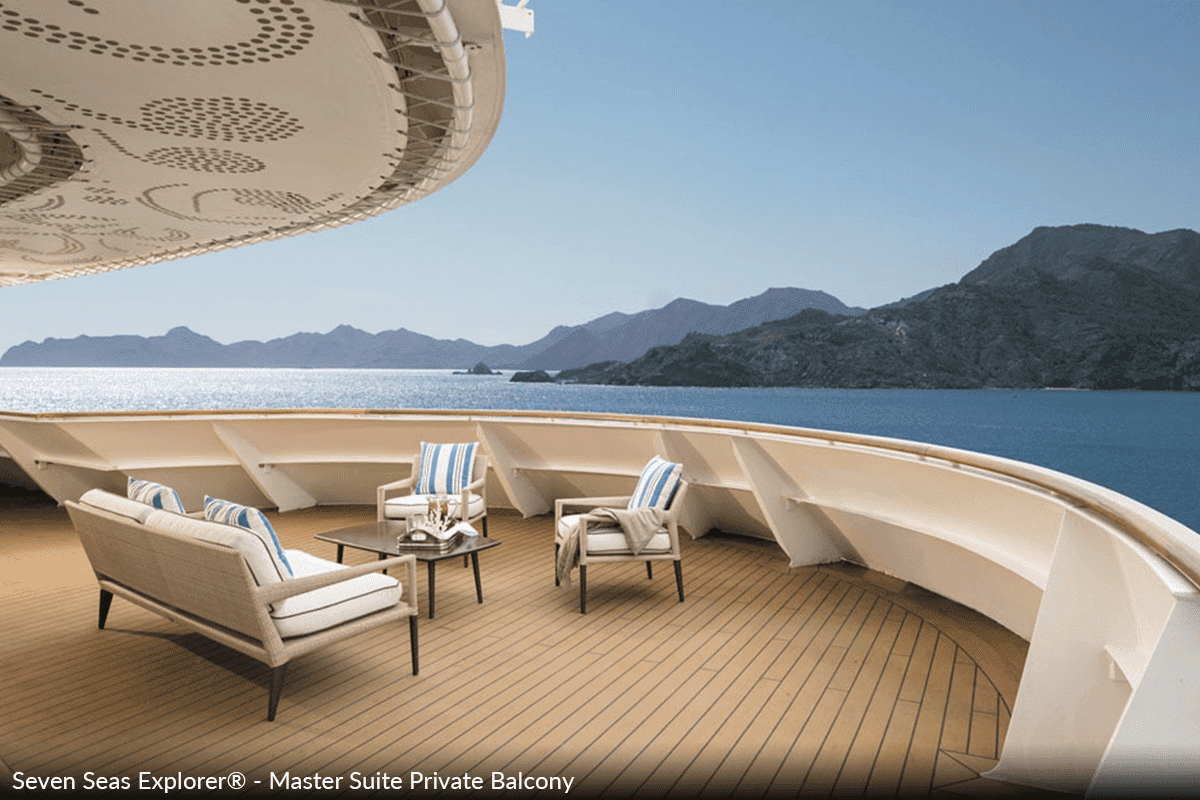 Seven Seas Explorer® - Master Suite Private Balcony, Adventure Travel 365, Luxury Cruise
