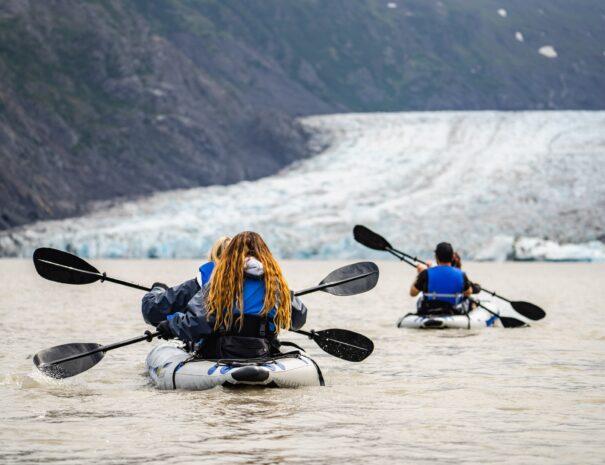 Stillpoint Lodge Excursion Glacier Lake Kayaking