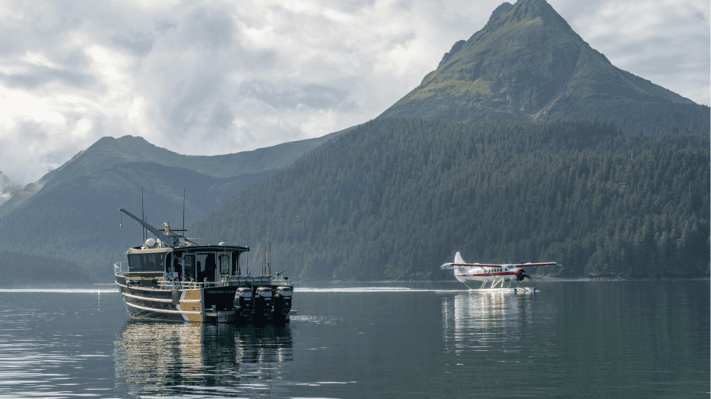 Stillpoint Lodge Alaska Excursion Saltwater fishing, fish and fly