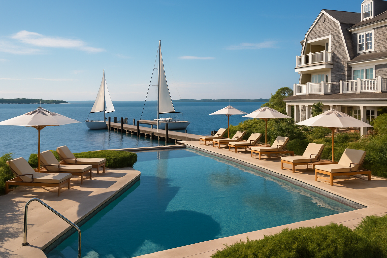 luxury waterfront resorts USA