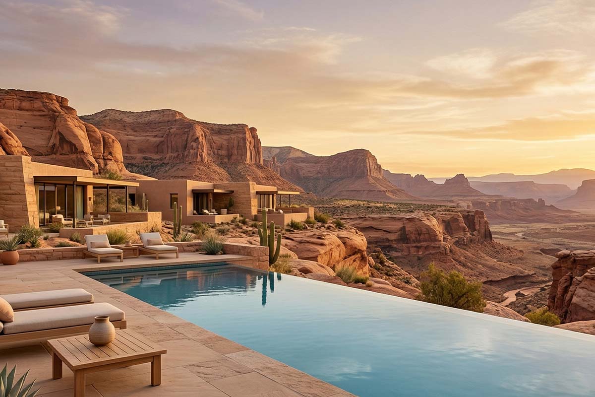 luxury desert resorts USA
