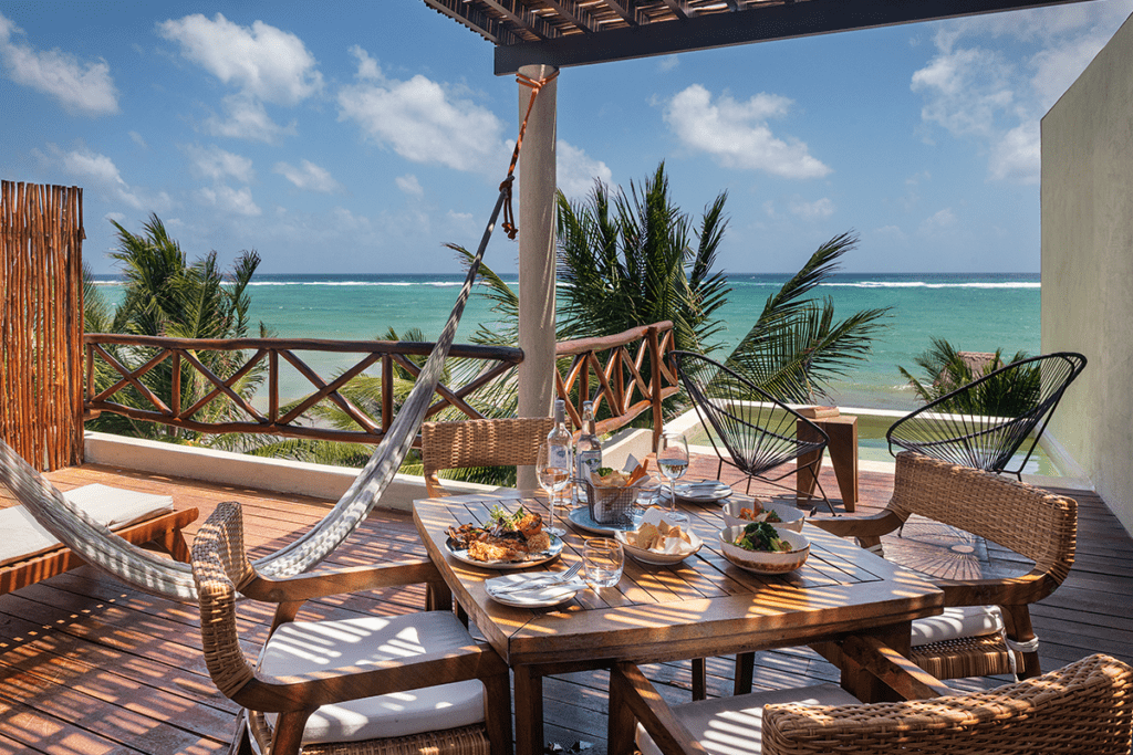 Dining at Bsky Restaurant